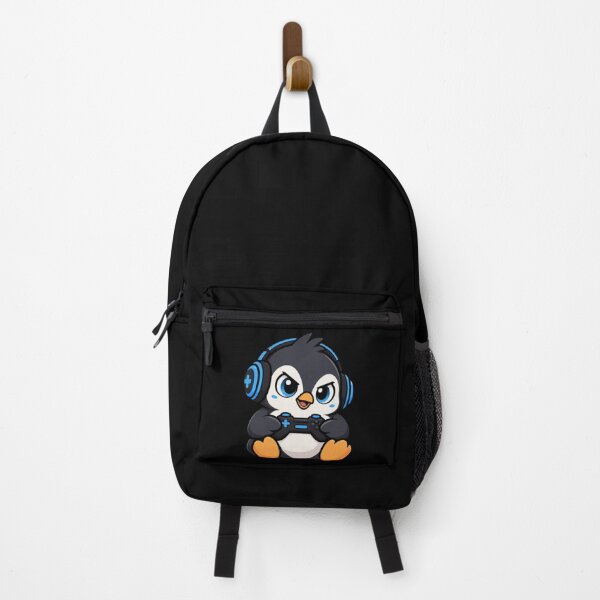 Item preview, penguin gamer designed and sold by Konvero.