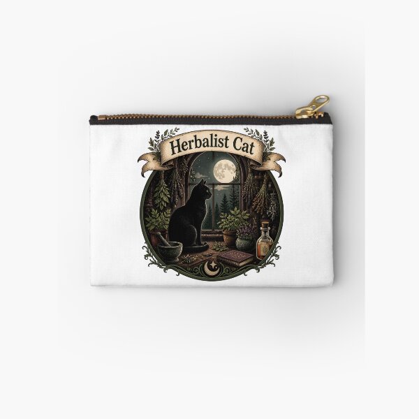Item preview, Herbalist Cat Apothecary Window at Night designed and sold by BernoNickel.