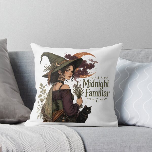 Item preview, Midnight Familiar The Apothecary Witch Portrait designed and sold by BernoNickel.
