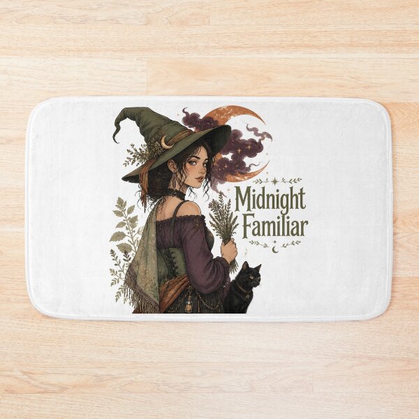 Item preview, Midnight Familiar The Apothecary Witch Portrait designed and sold by BernoNickel.