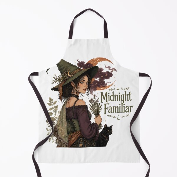 Item preview, Midnight Familiar The Apothecary Witch Portrait designed and sold by BernoNickel.