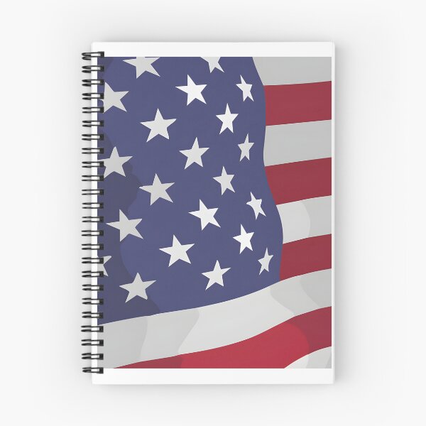 Item preview, Realistic USA Flag Fluttering with Shadows Detailed American Flag Design designed and sold by KARIM  Moustaid.