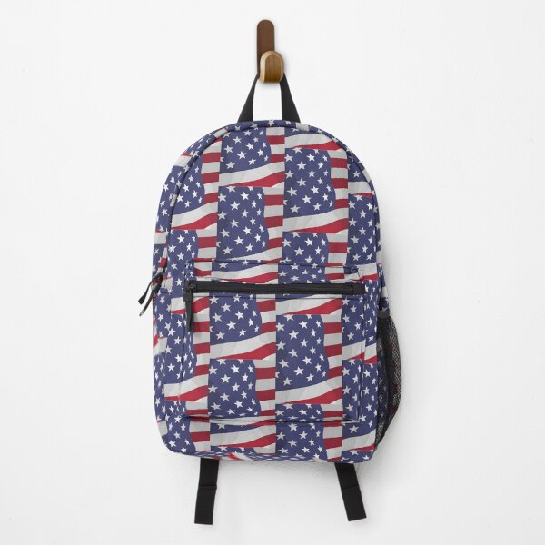Item preview, Realistic USA Flag Fluttering with Shadows Detailed American Flag Design designed and sold by KARIM  Moustaid.