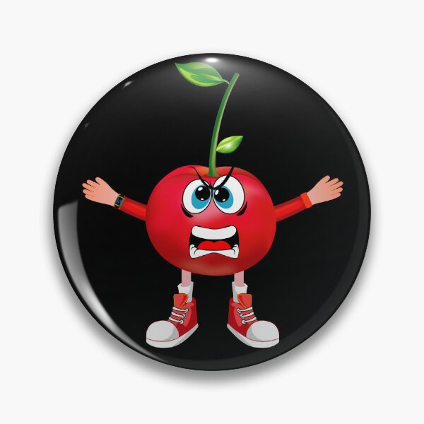 Item preview, Angry Cherry Animated Character Boy Version designed and sold by ExpressiveToon.