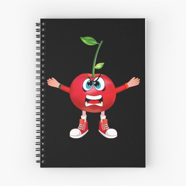 Item preview, Angry Cherry Animated Character Boy Version designed and sold by ExpressiveToon.