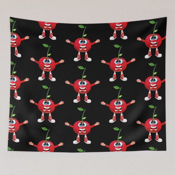 Item preview, Angry Cherry Animated Character Boy Version designed and sold by ExpressiveToon.