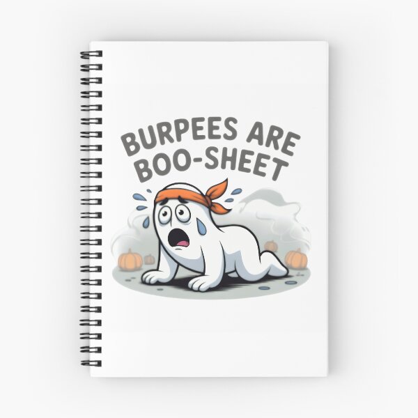 Item preview, Burpees Are Boo-Sheet Funny Halloween Ghost Workout Fitness Pun  designed and sold by Zizo-DR44.