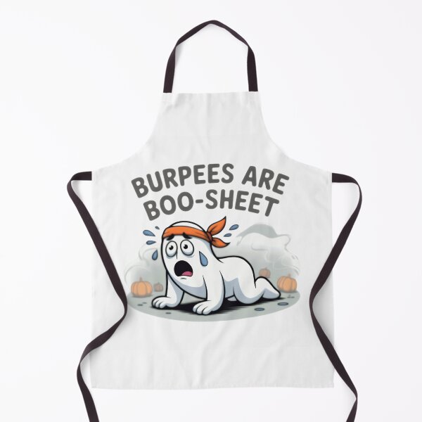 Item preview, Burpees Are Boo-Sheet Funny Halloween Ghost Workout Fitness Pun designed and sold by Zizo-DR44.