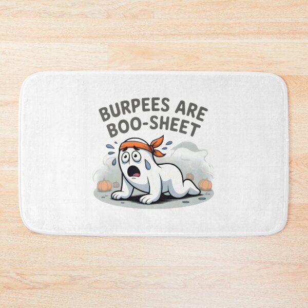 Item preview, Burpees Are Boo-Sheet Funny Halloween Ghost Workout Fitness Pun  designed and sold by Zizo-DR44.