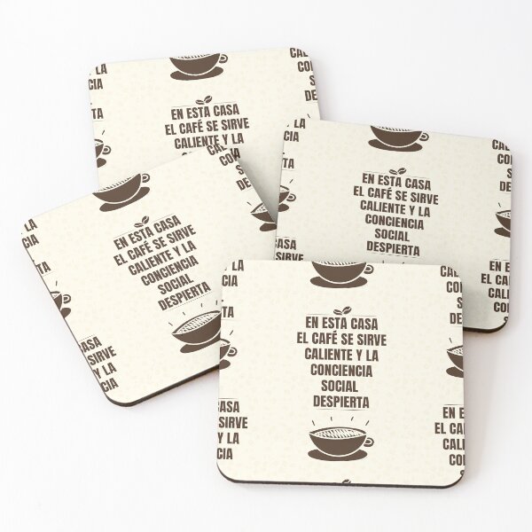 Item preview, Social Consciousness and Hot Coffee - Vintage Poster In Spanish designed and sold by Kiki's.
