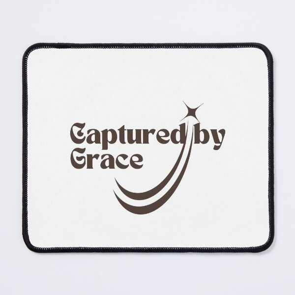 Item preview, Captured By Grace Faith Typography Graphic designed and sold by LensDyn™.