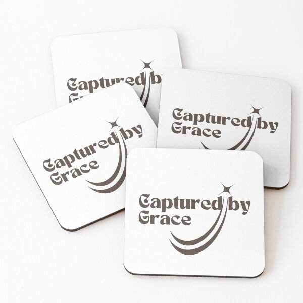 Item preview, Captured By Grace Faith Typography Graphic designed and sold by LensDyn™.