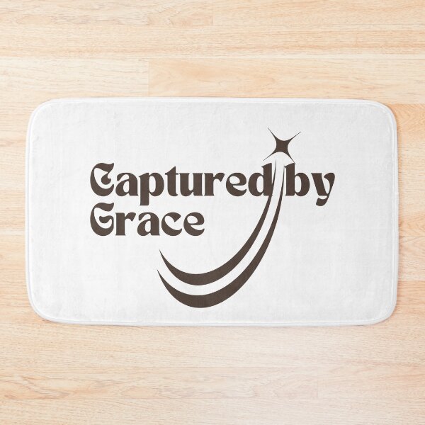 Item preview, Captured By Grace Faith Typography Graphic designed and sold by LensDyn™.