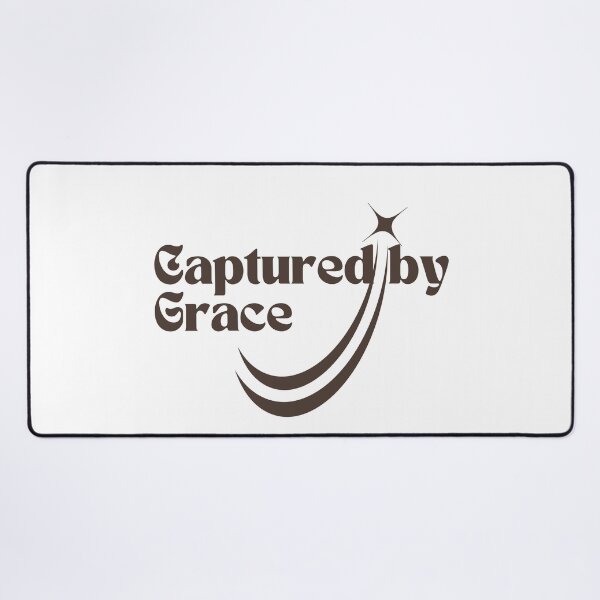 Item preview, Captured By Grace Faith Typography Graphic designed and sold by LensDyn™.