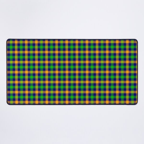 Item preview, Yellow And Green On Blue Gingham Check designed and sold by PatternTitan.