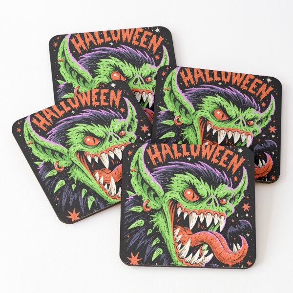 Item preview, Retro Halloween Vampire Monster designed and sold by folskullyz.