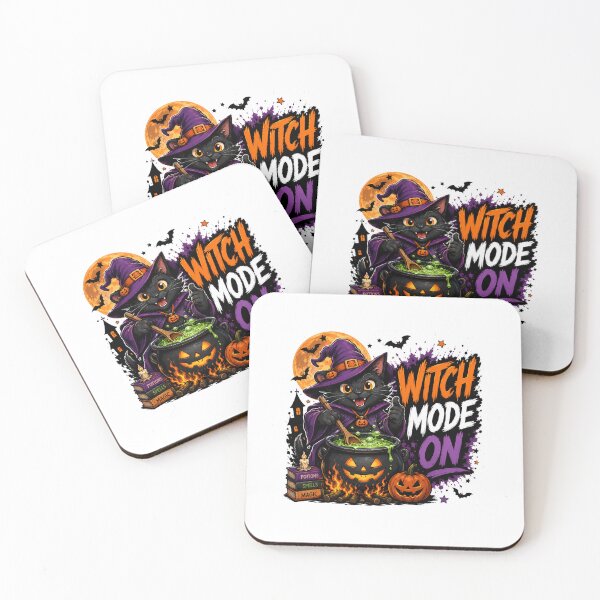 Item preview, Halloween witch mode on designed and sold by DailyQuestPrint.