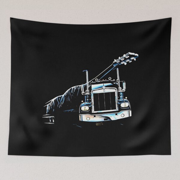 Item preview, Big Truck At Night designed and sold by AnneDollar.