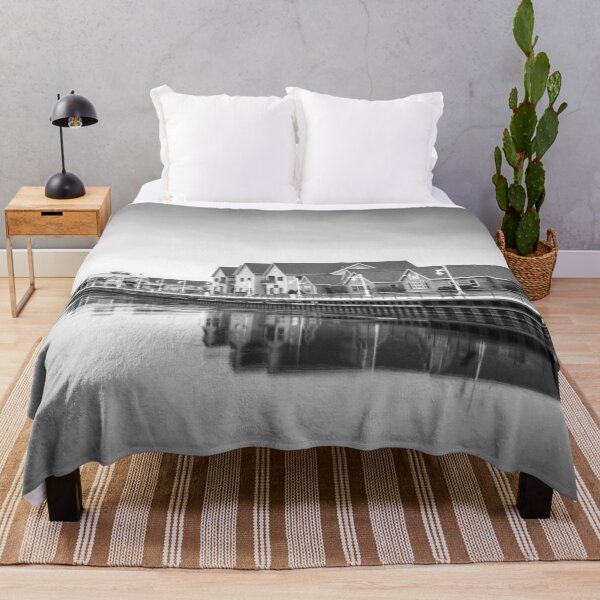 Item preview, South Pier shops in Sheboygan, Wisconsin black and white designed and sold by TerraMediaLLC.
