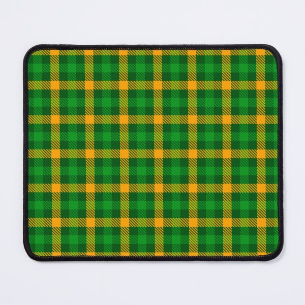 Item preview, Yellow And Green On Dark Green Gingham Check designed and sold by PatternTitan.