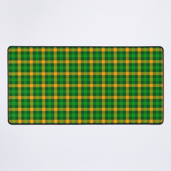 Item preview, Yellow And Green On Dark Green Gingham Check   designed and sold by PatternTitan.