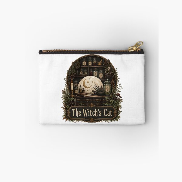 Item preview, The Witch's Cat Inside the Herbalist's Shop designed and sold by BernoNickel.