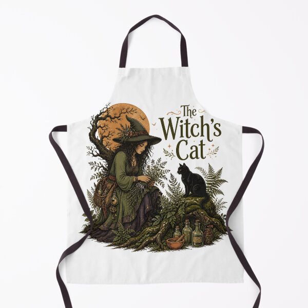 Item preview, The Witch's Cat Among Moss & Roots designed and sold by BernoNickel.