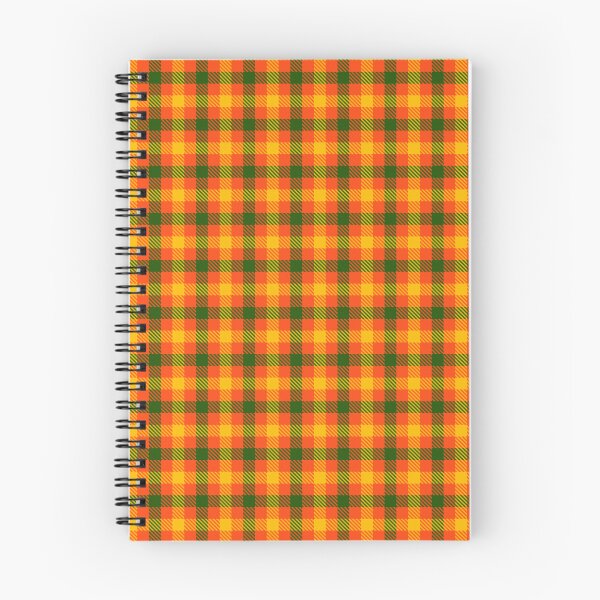 Item preview, Yellow And Green On Orange Gingham Check   designed and sold by PatternTitan.