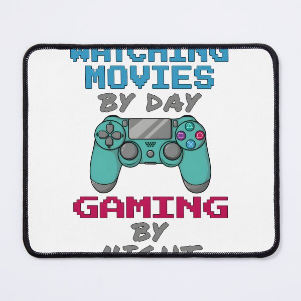Item preview, Watching Movies by Day and Gaming by Night Lifestyle Design designed and sold by Thefridaybrush.