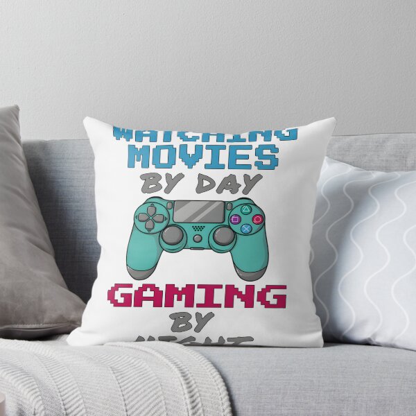 Item preview, Watching Movies by Day and Gaming by Night Lifestyle Design designed and sold by Thefridaybrush.