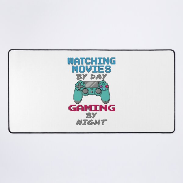 Item preview, Watching Movies by Day and Gaming by Night Lifestyle Design designed and sold by Thefridaybrush.