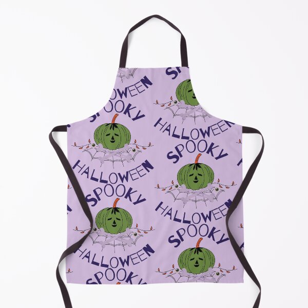 Item preview, Spooky Halloween – Cute Green Pumpkin with Crossed Bones and Spiderwebs designed and sold by ArtwithRabbit.