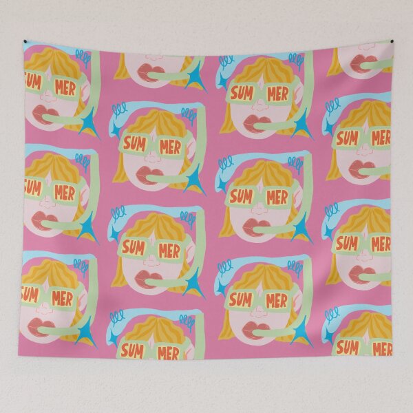 Item preview, Pink Summer  designed and sold by Agu Fabrikken.