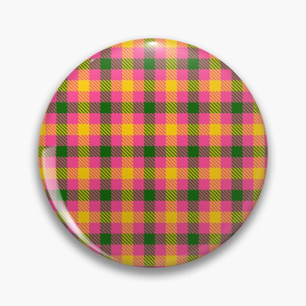 Item preview, Yellow And Green On Pink Gingham Check   designed and sold by PatternTitan.