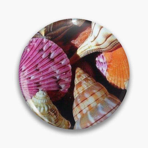 Item preview, colorful summer ocean seashells designed and sold by KlaraShopArt.