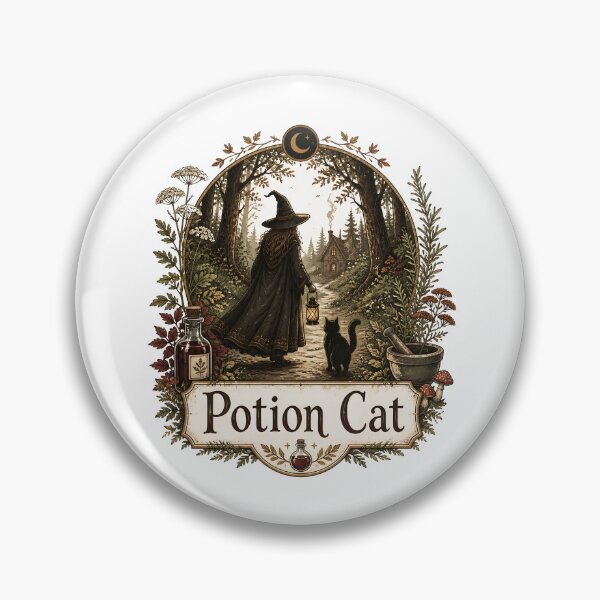 Item preview, Potion Cat The Hidden Apothecary Trail designed and sold by BernoNickel.