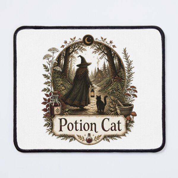 Item preview, Potion Cat The Hidden Apothecary Trail designed and sold by BernoNickel.