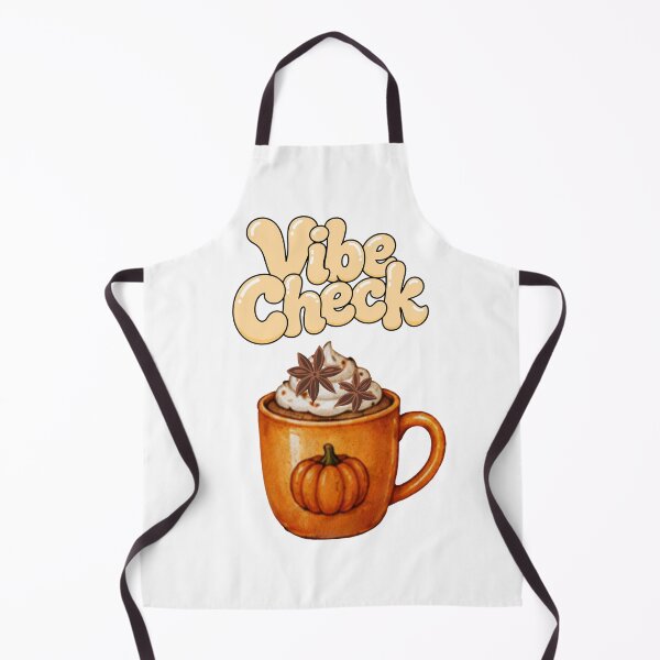 Item preview, Vibe Check Autumn Pumpkin Spice Latte Coffee Mug Sticker designed and sold by Esraa-Arts.