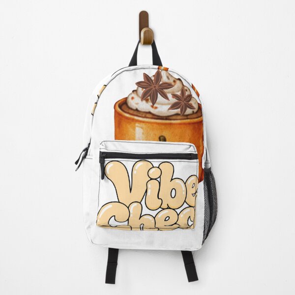 Item preview, Vibe Check Autumn Pumpkin Spice Latte Coffee Mug Sticker designed and sold by Esraa-Arts.