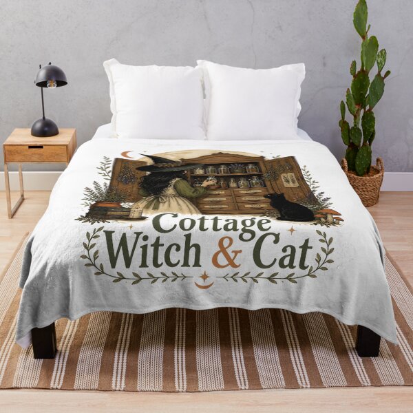 Item preview, Cottage Witch & Cat The Witch's Herb Cabinet designed and sold by BernoNickel.