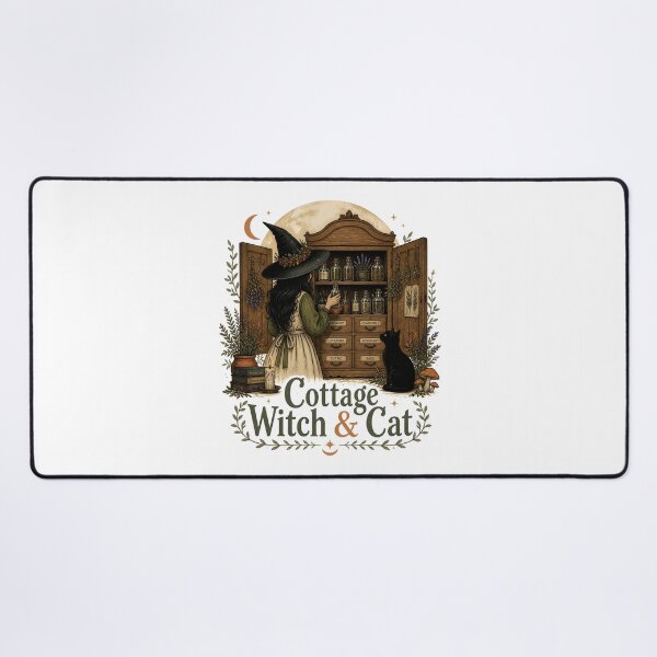 Item preview, Cottage Witch & Cat The Witch's Herb Cabinet designed and sold by BernoNickel.