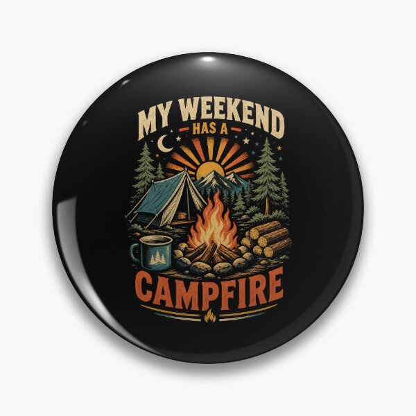 Item preview, Vintage Campfire Weekend Camping designed and sold by Gustavo Navarro.