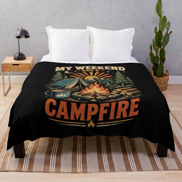 Item preview, Vintage Campfire Weekend Camping designed and sold by Gustavo Navarro.