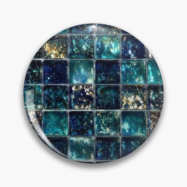 Item preview, ocean glass tiles designed and sold by KlaraShopArt.