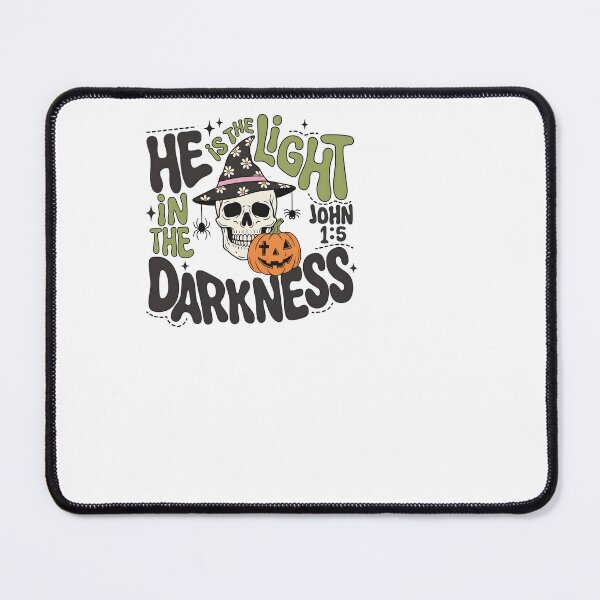 Item preview, Christian Halloween Skull Pumpkin Light In Darkness designed and sold by KroghDs.