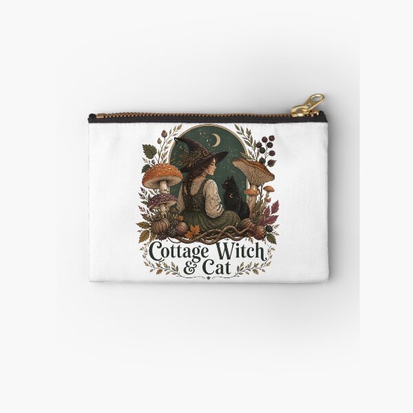 Item preview, Cottage Witch & Cat Botanical Ingredient Study designed and sold by BernoNickel.