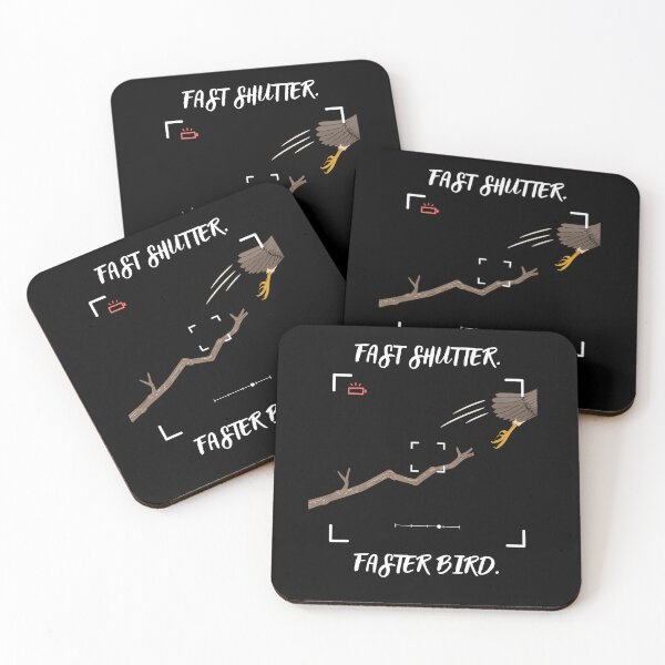 Item preview, Fast Shutter, Faster Bird – Funny Bird Photography designed and sold by FreePath-Move.