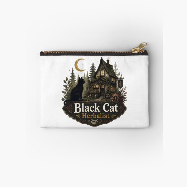 Item preview, Black Cat Herbalist Moonlit Forest Apothecary designed and sold by BernoNickel.