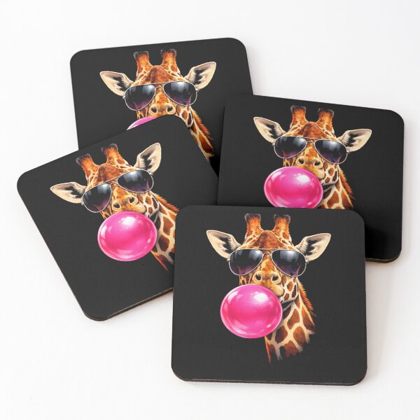 Item preview, Cool Giraffe Bubblegum Portrait designed and sold by Gustavo Navarro.