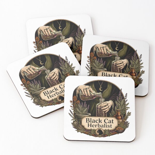 Item preview, Black Cat Herbalist Botanical Potion Pour designed and sold by BernoNickel.